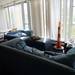 The living room of an apartment at 404 N. Thayer that's occupied by graduate students. Melanie Maxwell | AnnArbor.com
